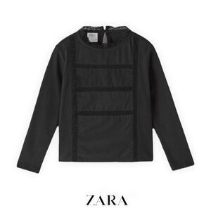 ZARA Kids | Black | COTTON LACE TOP